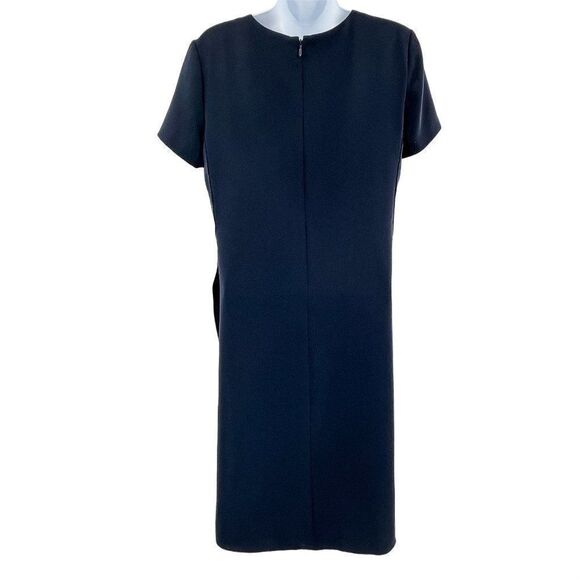 Polo Ralph Lauren Twill Short Sleeve Side Slit Tunic Top Navy Blue Size 0 - Picture 12 of 15